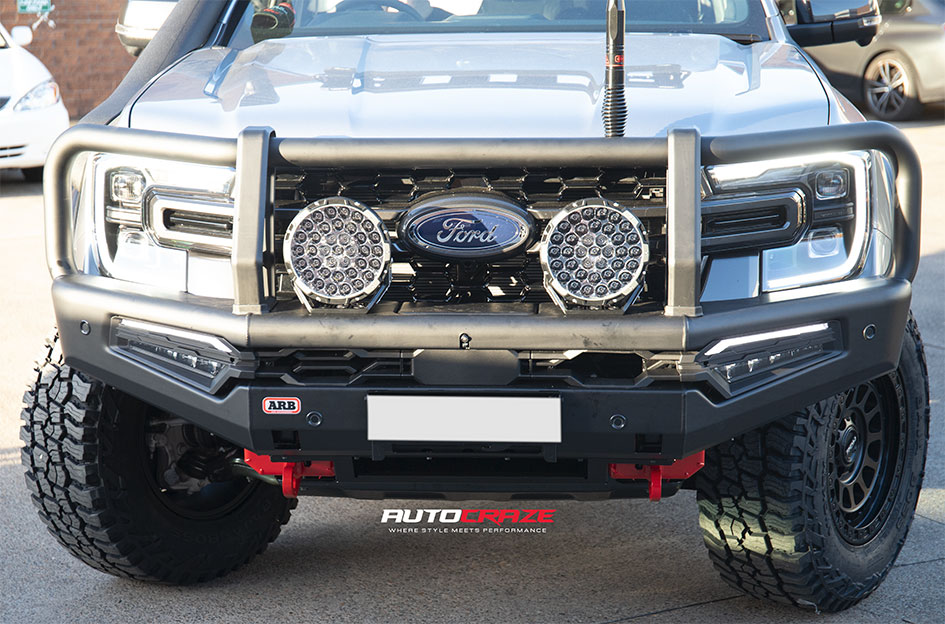 FORD RANGER NEXT GEN ROH ASSAULT MATT BLACK WITH BLACK BOLTS AND GRAPHITE FACE
