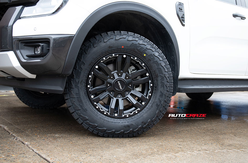 FORD RANGER NEXT GEN ROH VAPOUR MATT BLACK / SILVER BOLTS