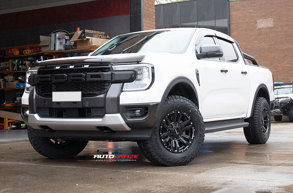 FORD RANGER NEXT GEN ROH VAPOUR MATT BLACK / SILVER BOLTS