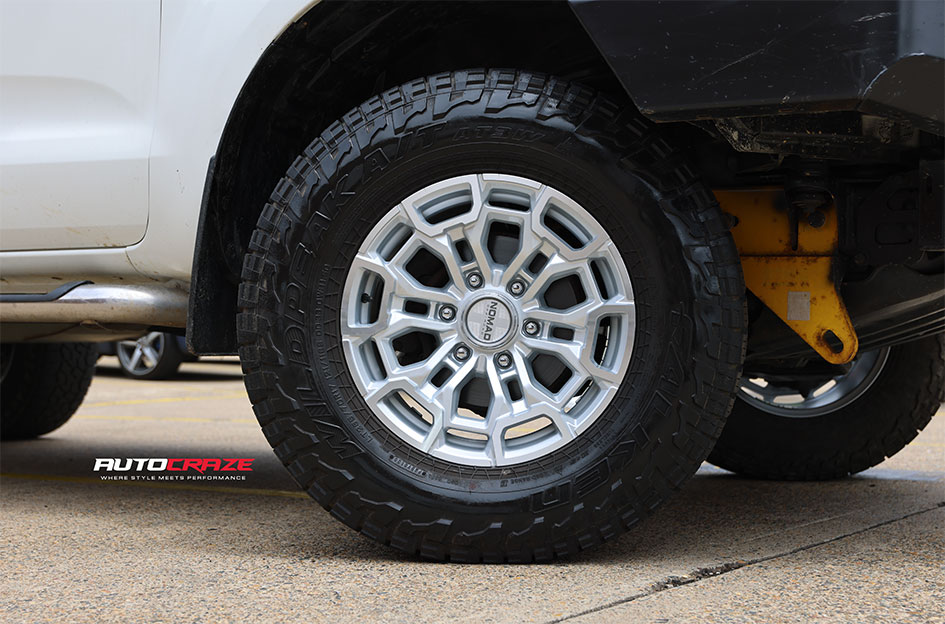 FORD RANGER NOMAD N162 SILVER MACHINED FACE
