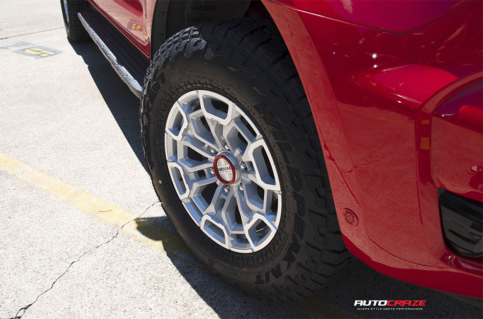FORD RANGER NOMAD N162 SILVER MACHINED FACE