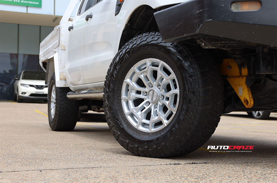 FORD RANGER NOMAD N162 SILVER MACHINED FACE
