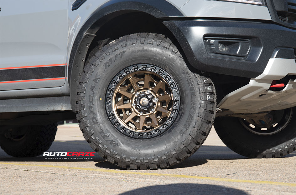 FORD RANGER RAPTOR FUEL COVERT BRONZE BLACK RING 