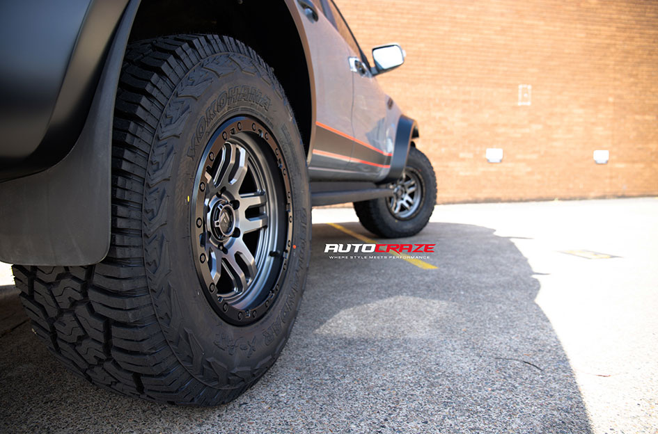 FORD RANGER RAPTOR FUEL AMMO ANTHRACITE W/ BLACK RING 