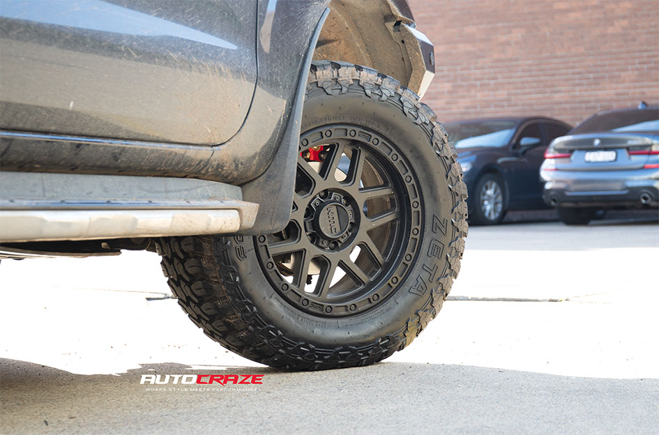 FORD RANGER KMC MESA SATIN BLACK