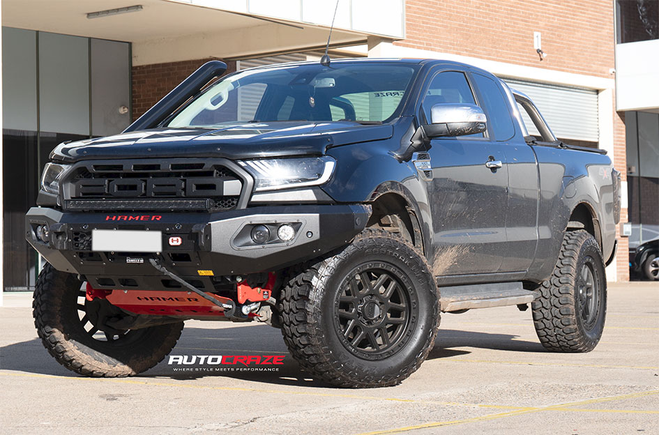 FORD RANGER KMC MESA SATIN BLACK