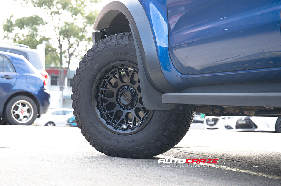 FORD RANGER RAPTOR KMC TECHNIC SATIN BLACK
