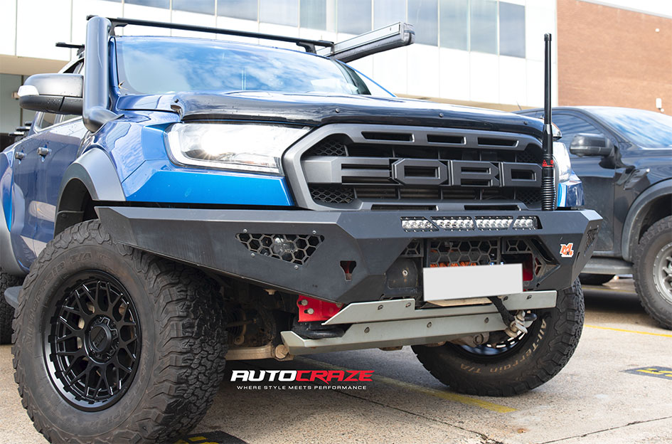 FORD RANGER RAPTOR KMC TECHNIC SATIN BLACK