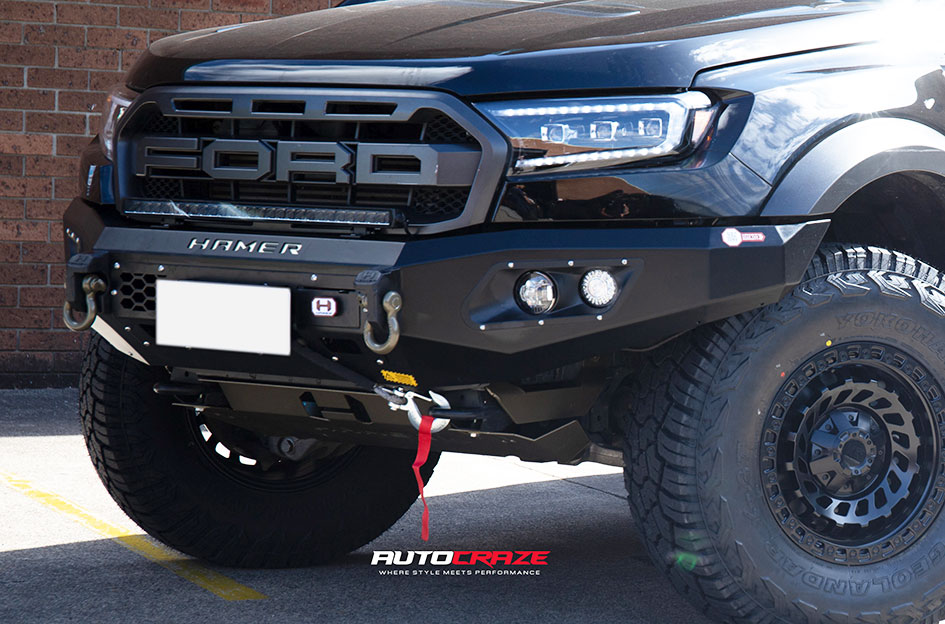 FORD RANGER RAPTOR KING ZOMBIE SATIN BLACK 
