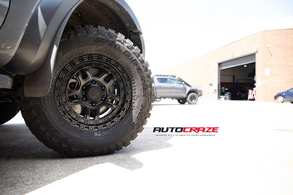 FORD RANGER RAPTOR KING BARRETT SATIN BLACK