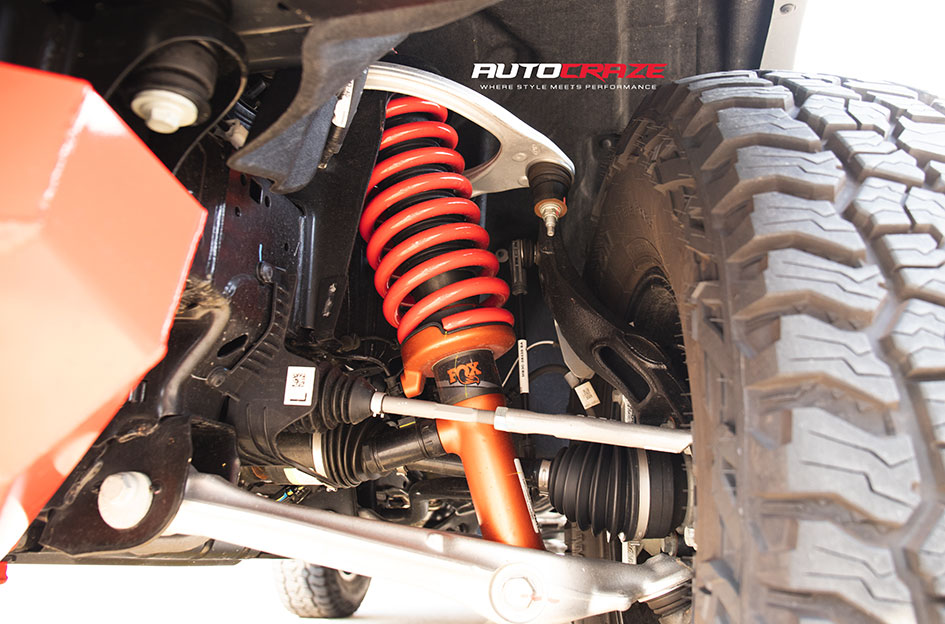 FORD RANGER RAPTOR NEXT GEN AXR PREDATOR 6 SATIN BLACK RED STRIPE
