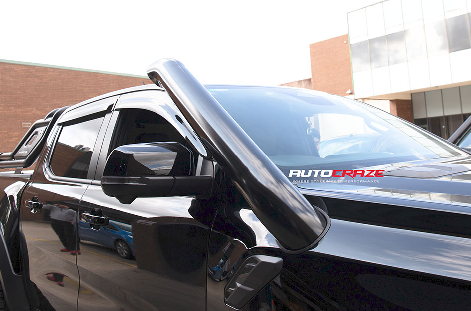 FORD RANGER RAPTOR NEXT GEN AXR PREDATOR 6 SATIN BLACK RED STRIPE