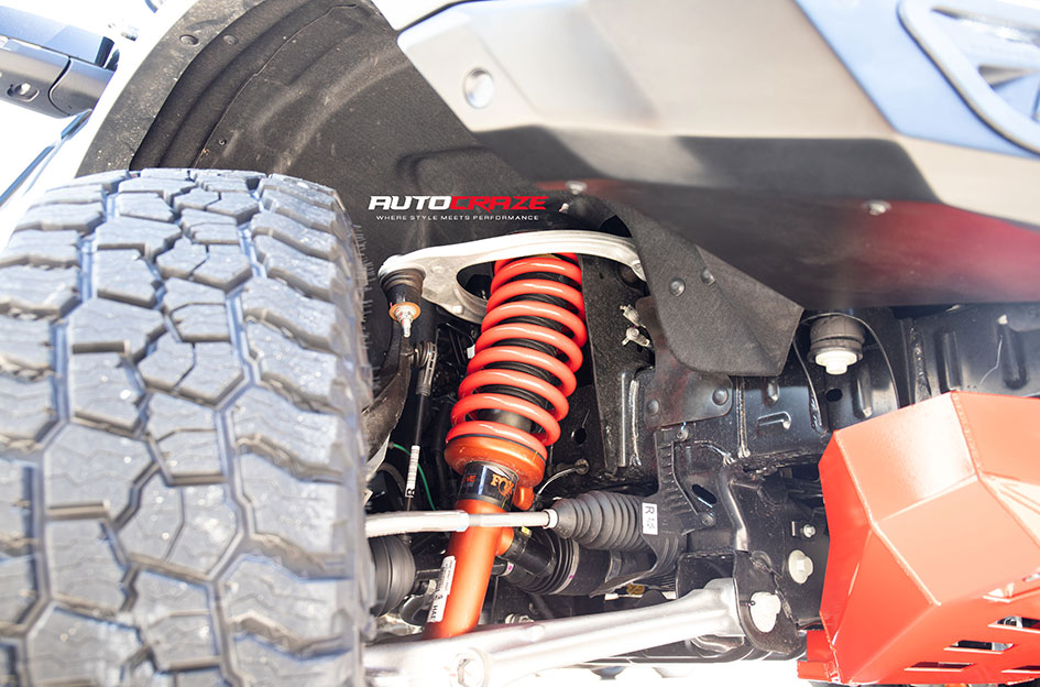 FORD RANGER RAPTOR NEXT GEN AXR PREDATOR 6 SATIN BLACK W/ RED STRIPE
