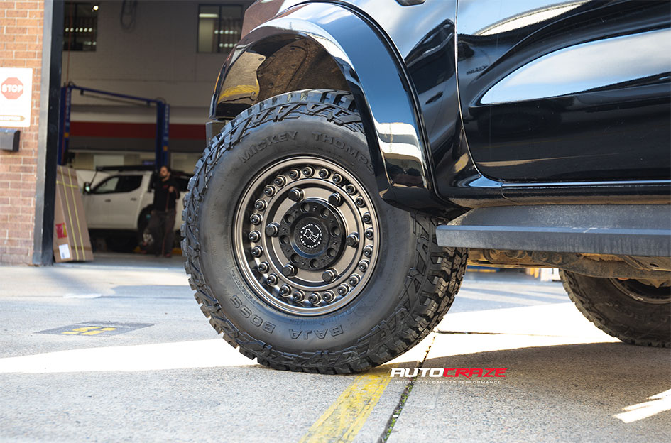 FORD RANGER RAPTOR NEXT GEN BLACK RHINO ARMORY GUN BLACK