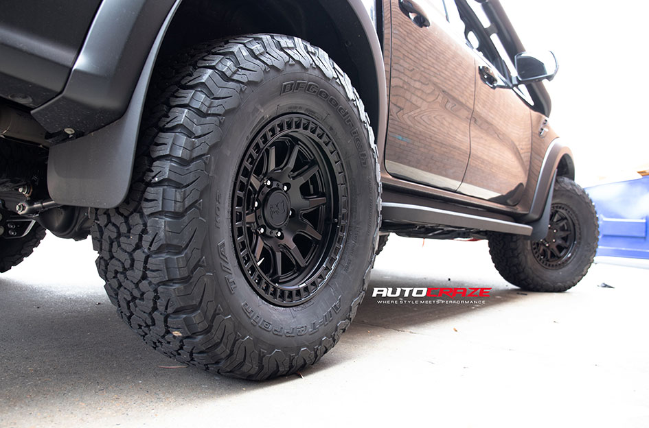 FORD RANGER RAPTOR NEXT GEN BLACK RHINO CALICO MATTE BLACK 