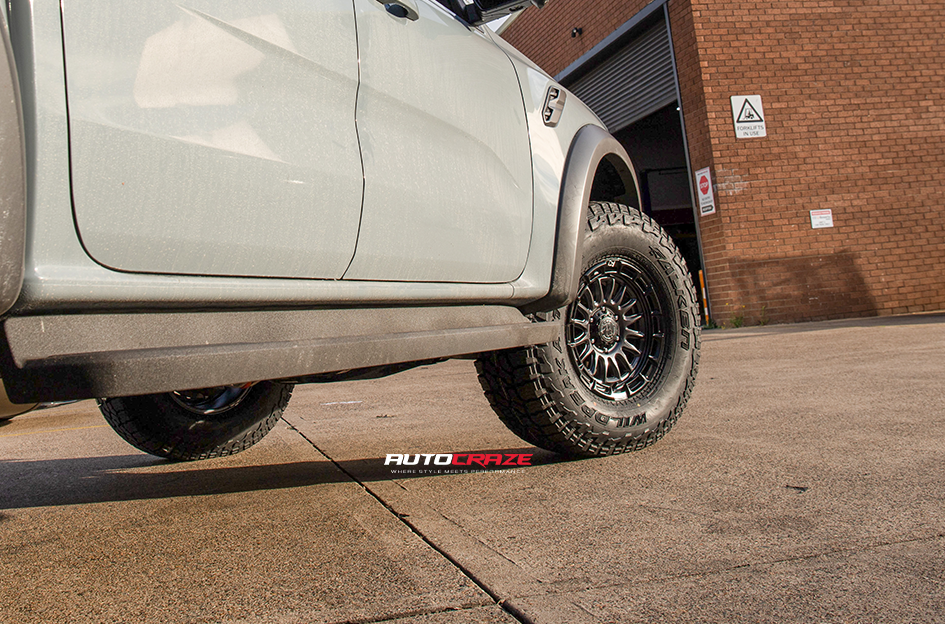 FORD RANGER RAPTOR NEXT BLACK RHINO RIVAL MATTE GUNMETAL W/ BLACK LIP 