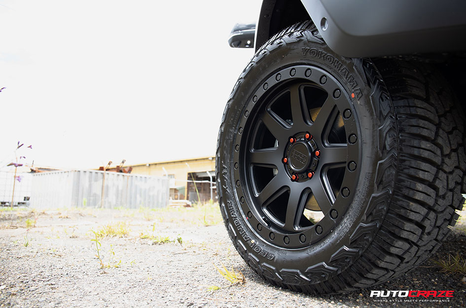 FORD NEXT-GEN RANGER RAPTOR BLACK RHINO BAKER MATTE BLACK 