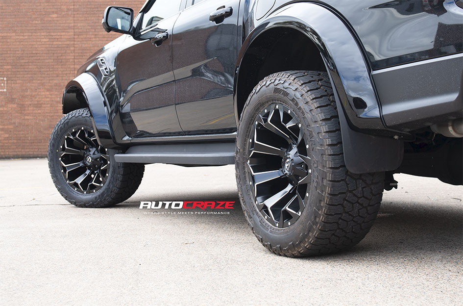 FORD RANGER RAPTOR NEXT GEN FUEL ASSAULT MATTE BLACK MILLED 