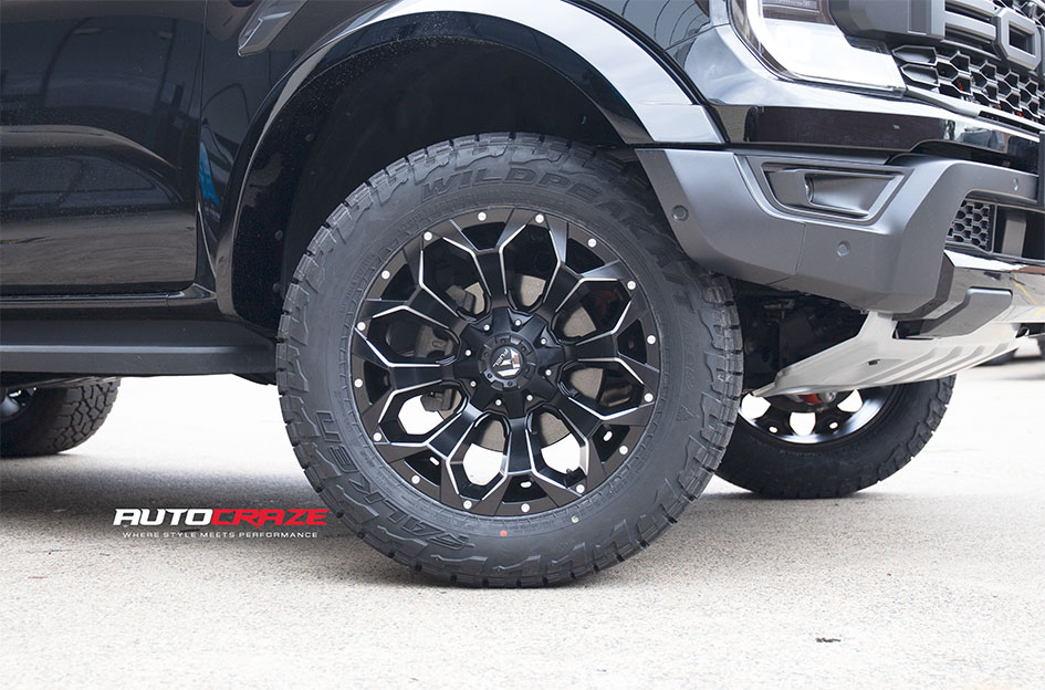 FORD RANGER RAPTOR NEXT GEN FUEL ASSAULT MATTE BLACK MILLED 