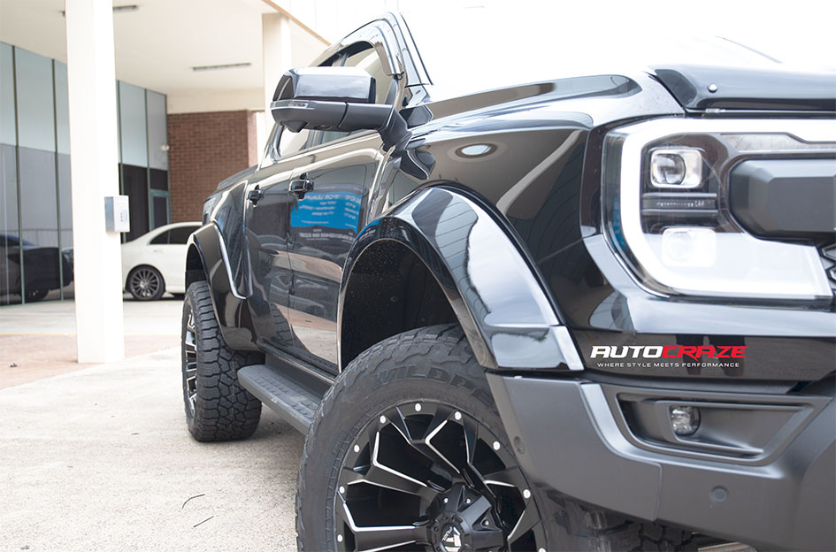 FORD RANGER RAPTOR NEXT GEN FUEL ASSAULT MATTE BLACK MILLED 