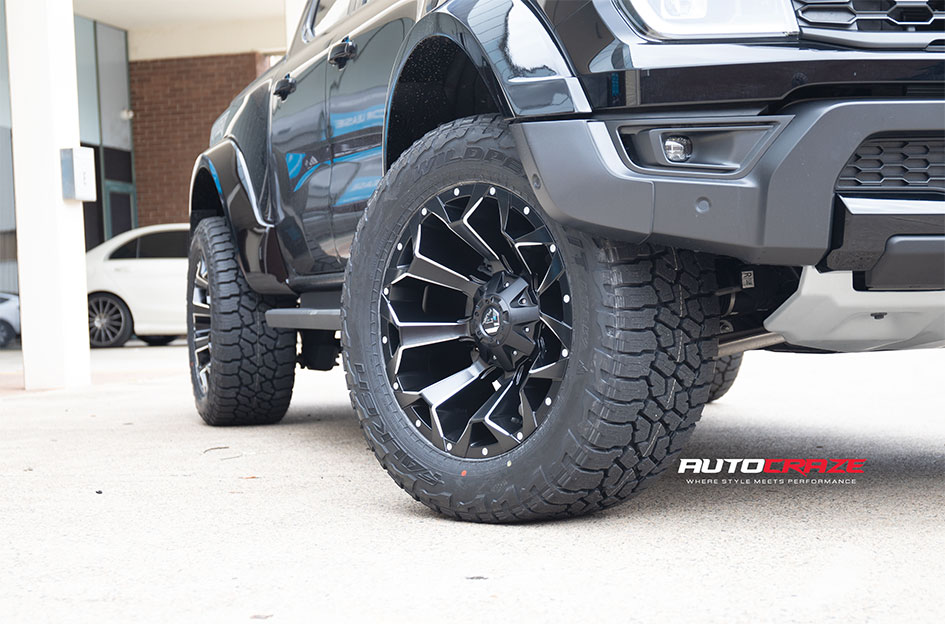 FORD RANGER RAPTOR NEXT GEN FUEL ASSAULT MATTE BLACK MILLED 
