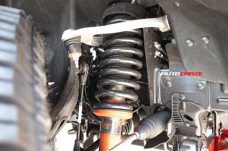 FORD RANGER RAPTOR NEXT GEN FUEL CATALYST MATTE BLACK W/ CANDY RED LIP