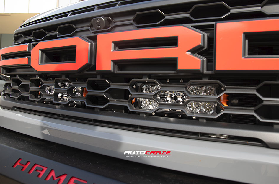 FORD RANGER RAPTOR NEXT GEN FUEL CATALYST MATTE BLACK W/ CANDY RED LIP