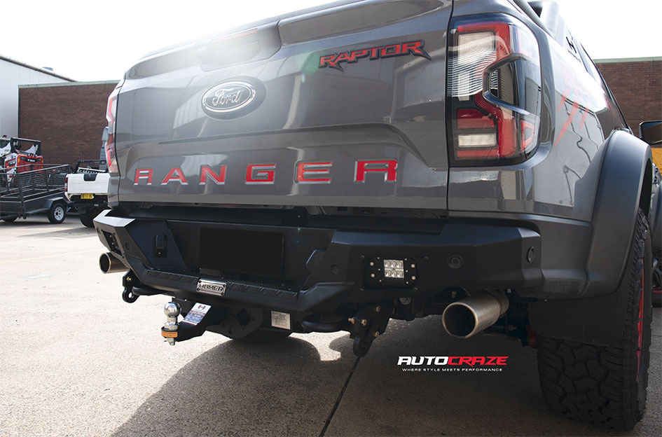 FORD RANGER RAPTOR NEXT GEN FUEL CATALYST MATTE BLACK W/ CANDY RED LIP