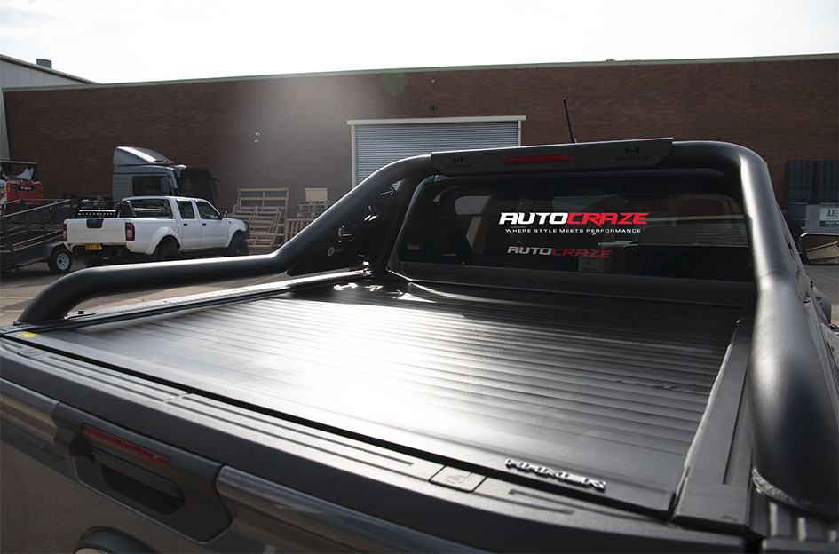 FORD RANGER RAPTOR NEXT GEN FUEL CATALYST MATTE BLACK W/ CANDY RED LIP