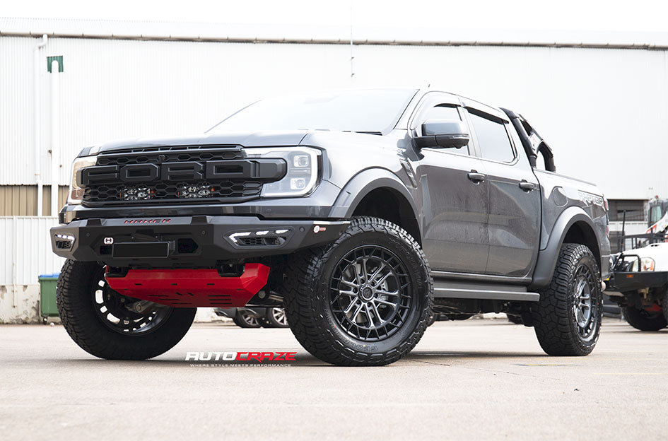 FORD RANGER RAPTOR NEXT GEN FUEL CELSIUS MATTE GUNMETAL W/ BLACK LIP