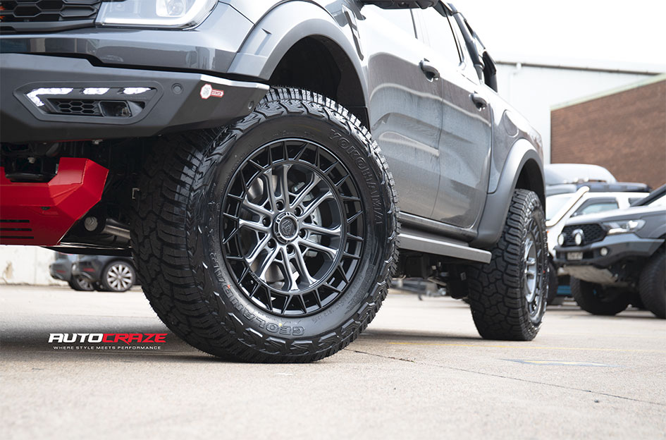FORD RANGER RAPTOR NEXT GEN FUEL CELSIUS MATTE GUNMETAL W/ BLACK LIP