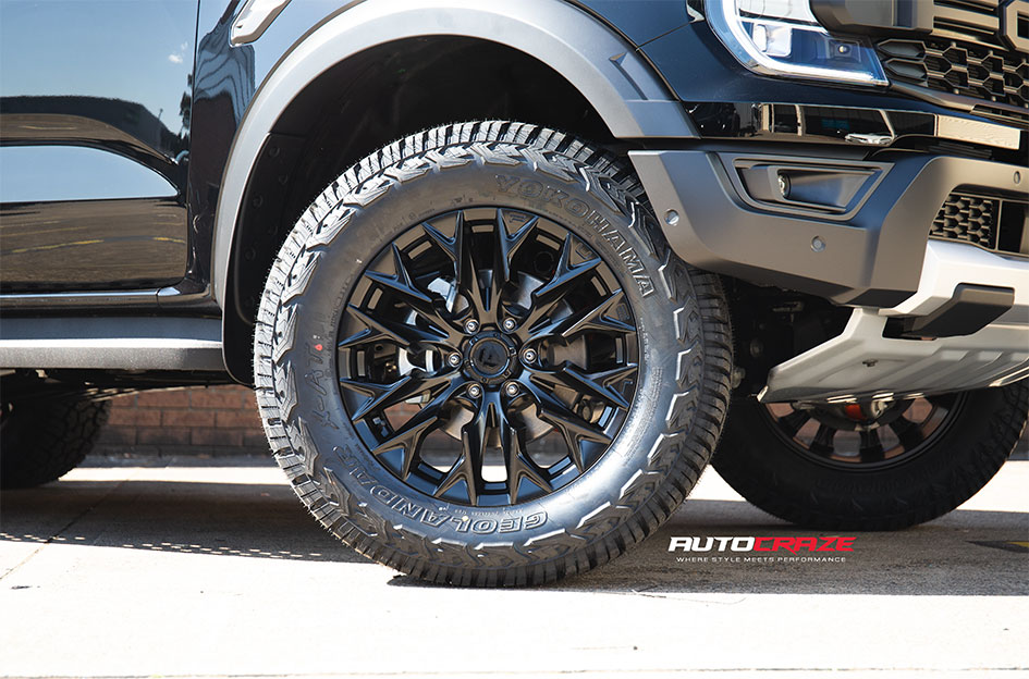 FORD RANGER RAPTOR NEXT GEN FUEL FLAME 6 MATTE BLACK