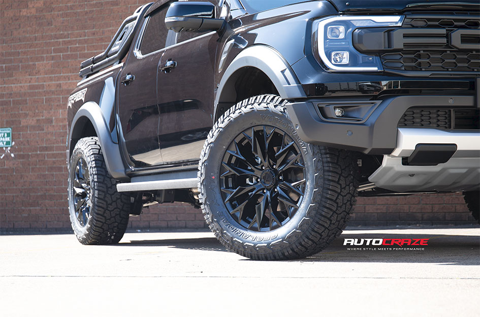 FORD RANGER RAPTOR NEXT GEN FUEL FLAME 6 MATTE BLACK