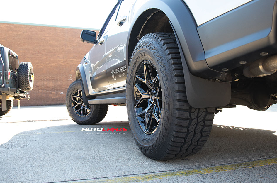 FORD RANGER RAPTOR NEXT GEN FUEL FLUX GLOSS BLACK GREY TINT