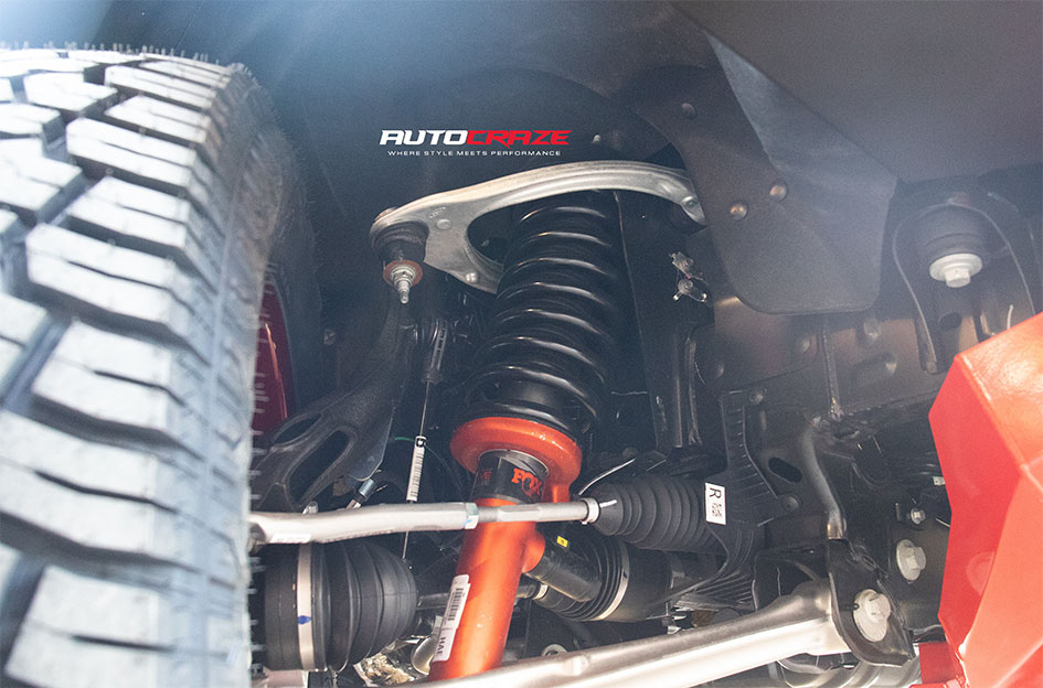 FORD RANGER RAPTOR NEXT GEN FUEL CATALYST MATTE BLACK W/ CANDY RED LIP