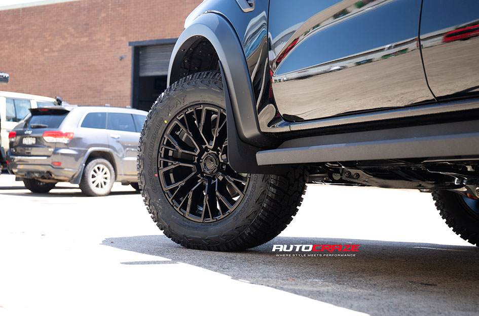 FORD RANGER RAPTOR NEXT GEN FUEL REBAR 6 BLACKOUT