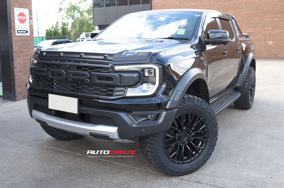 FORD RANGER RAPTOR NEXT GEN FUEL REBAR 6 BLACKOUT