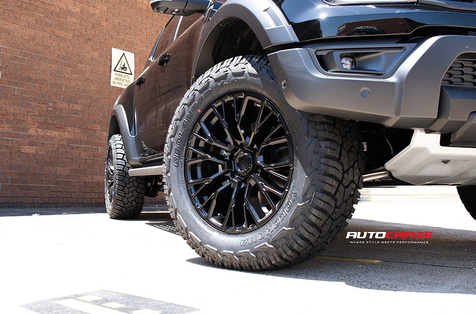 FORD RANGER RAPTOR NEXT GEN FUEL REBAR 6 BLACKOUT