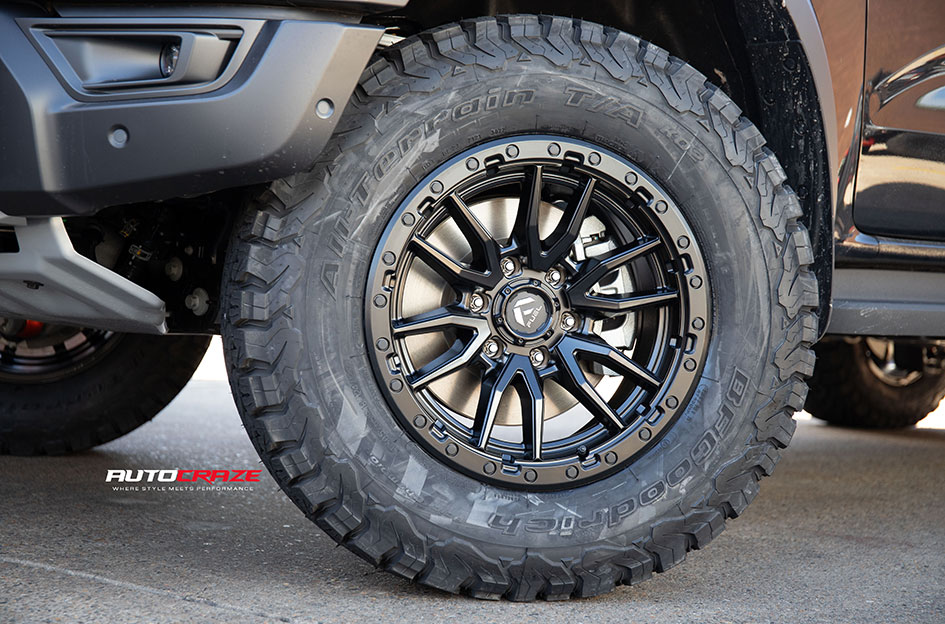 FORD RANGER RAPTOR NEXT GEN FUEL REBEL 6 MATTE BLACK 