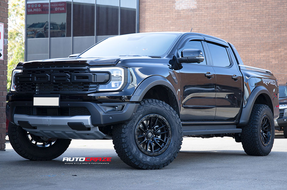 FORD RANGER RAPTOR NEXT GEN FUEL REBEL 6 MATTE BLACK 