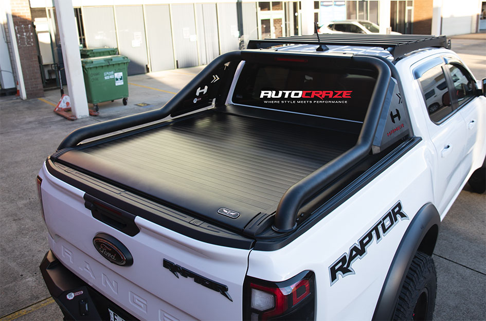 FORD RANGER RAPTOR NEXT GEN FUEL STROKE GLOSS BLACK RED TINT