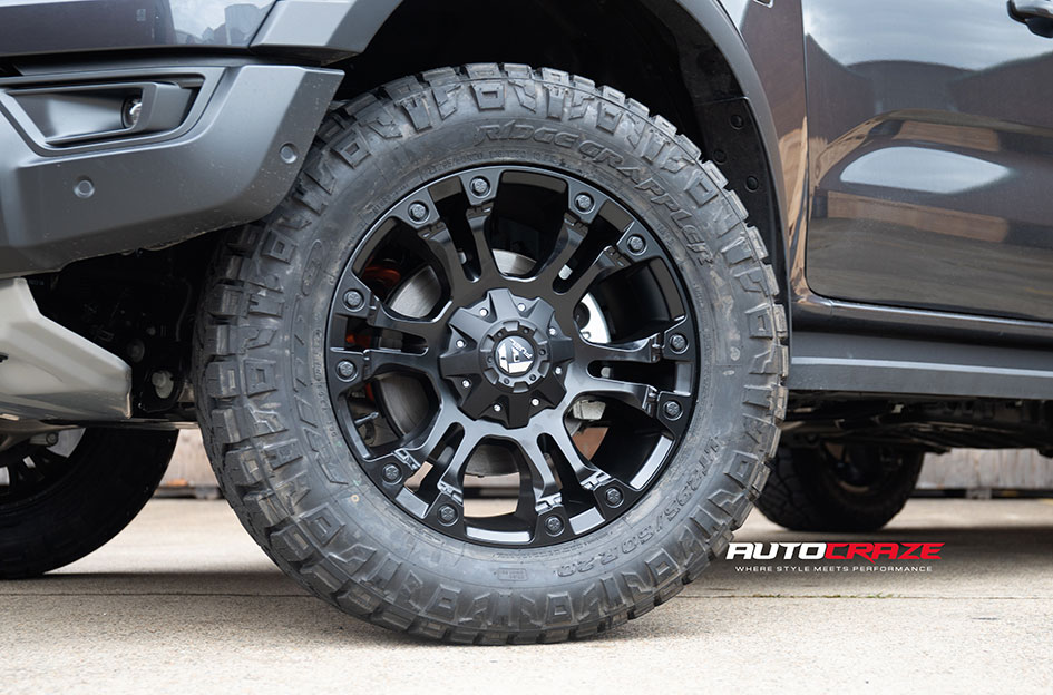 FORD RANGER RAPTOR NEXT GEN FUEL VAPOR MATTE BLACK