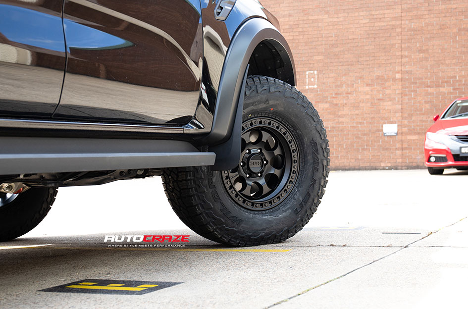 FORD RANGER RAPTOR NEXT GEN KMC DIRTY HARRY MATTE BLACK