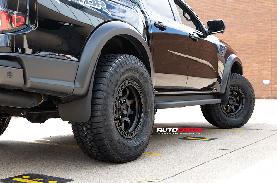 FORD RANGER RAPTOR NEXT GEN KMC DIRTY HARRY MATTE BLACK