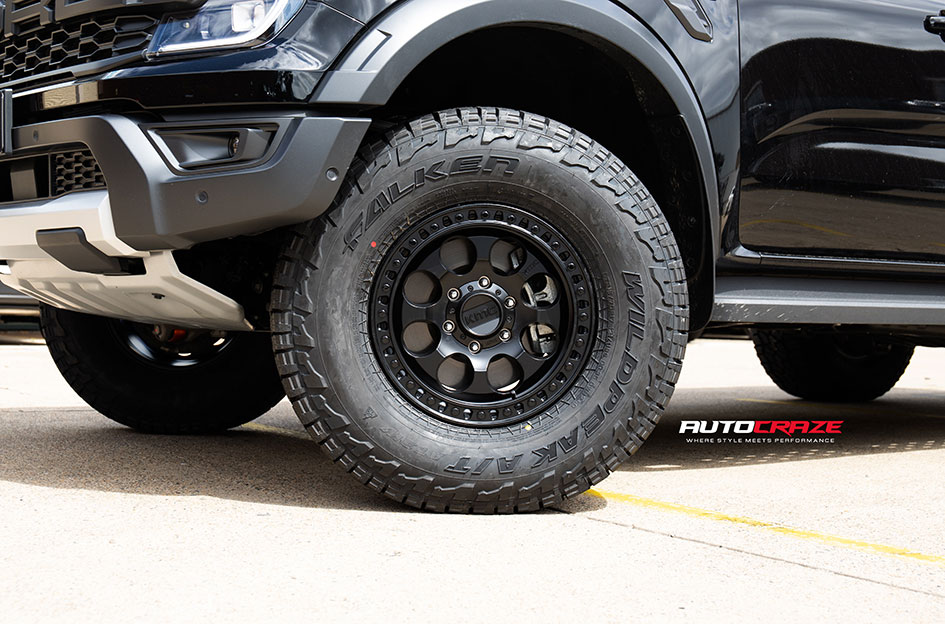 FORD RANGER RAPTOR NEXT GEN KMC DIRTY HARRY MATTE BLACK