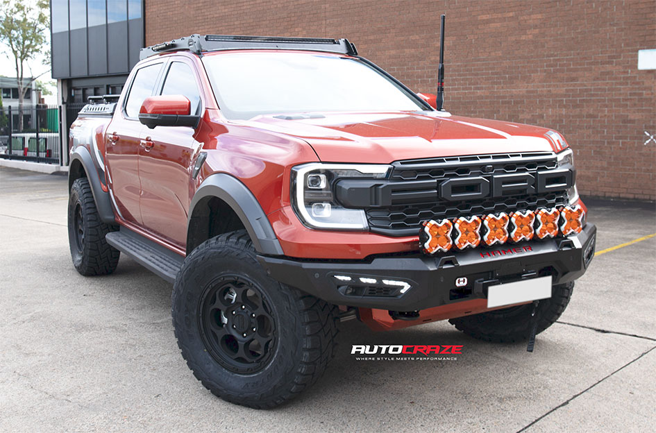 FORD RANGER RAPTOR NEXT GEN KMC DIRTY HARRY MATTE BLACK