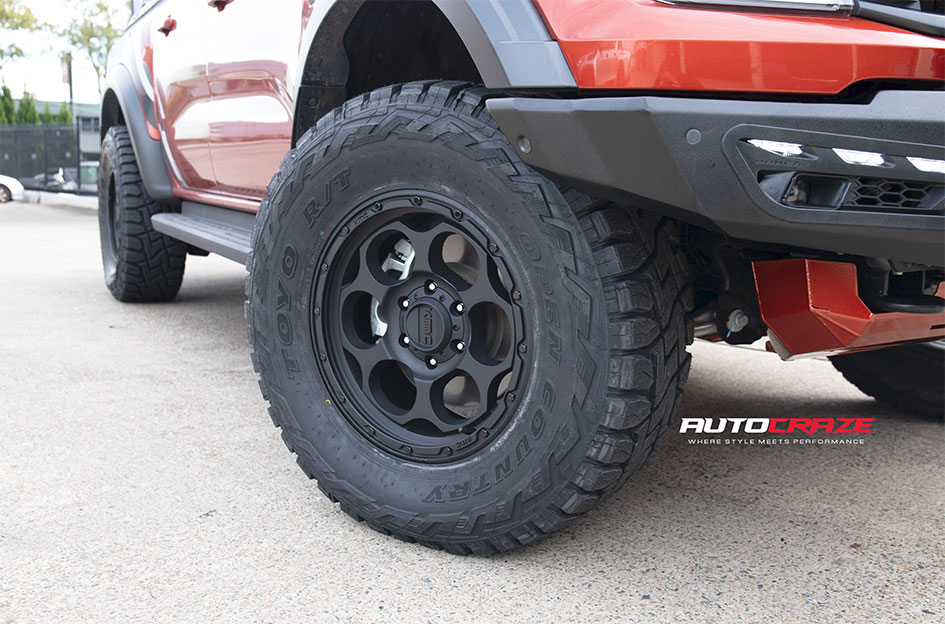 FORD RANGER RAPTOR NEXT GEN KMC DIRTY HARRY MATTE BLACK