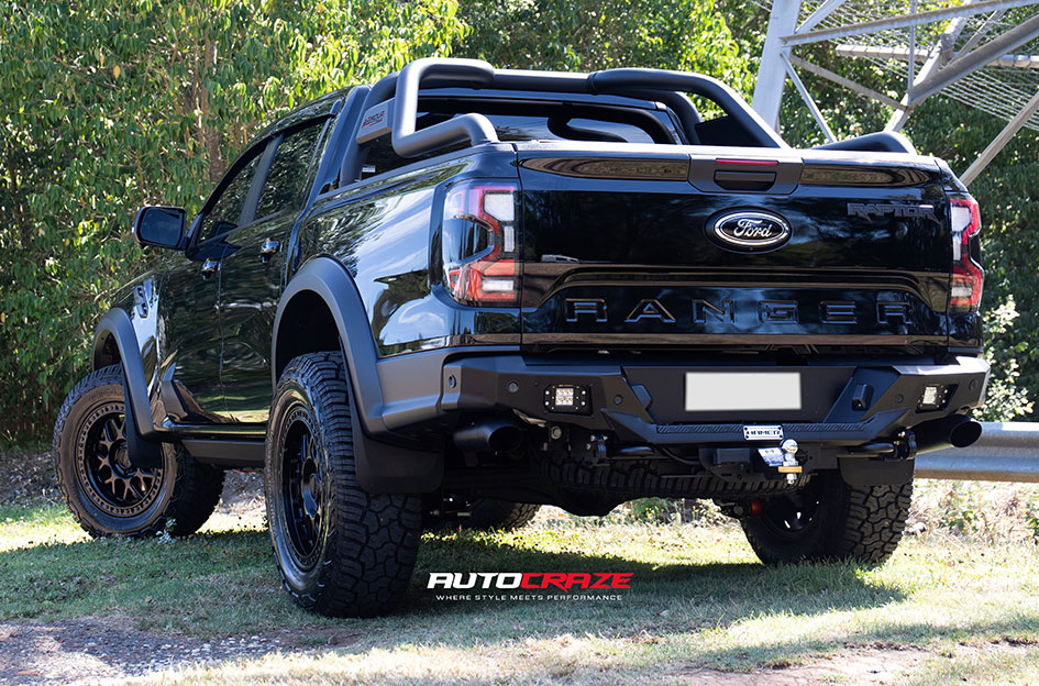 FORD RANGER RAPTOR NEXT GEN KMC GRS SATIN BLACK