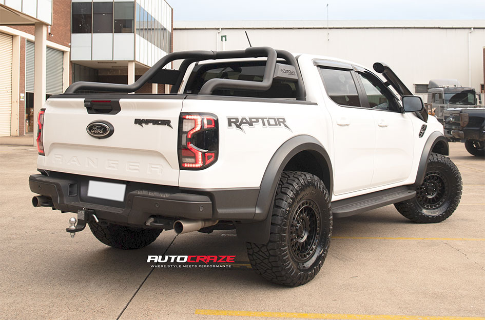 FORD RANGER RAPTOR NEXT GEN KMC IMS MATTE BLACK W/ GLOSS BLACK LIP