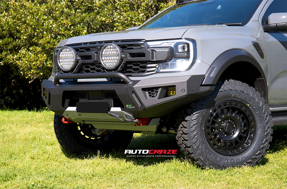 FORD RANGER RAPTOR NEXT GEN KMC IMS MATTE BLACK W/ GLOSS BLACK LIP